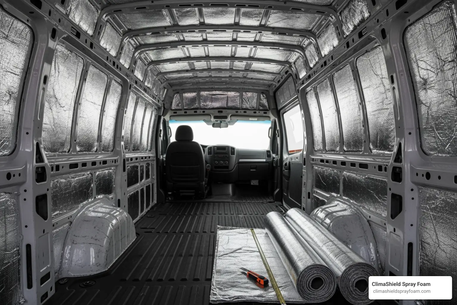 Cargo van insulation
