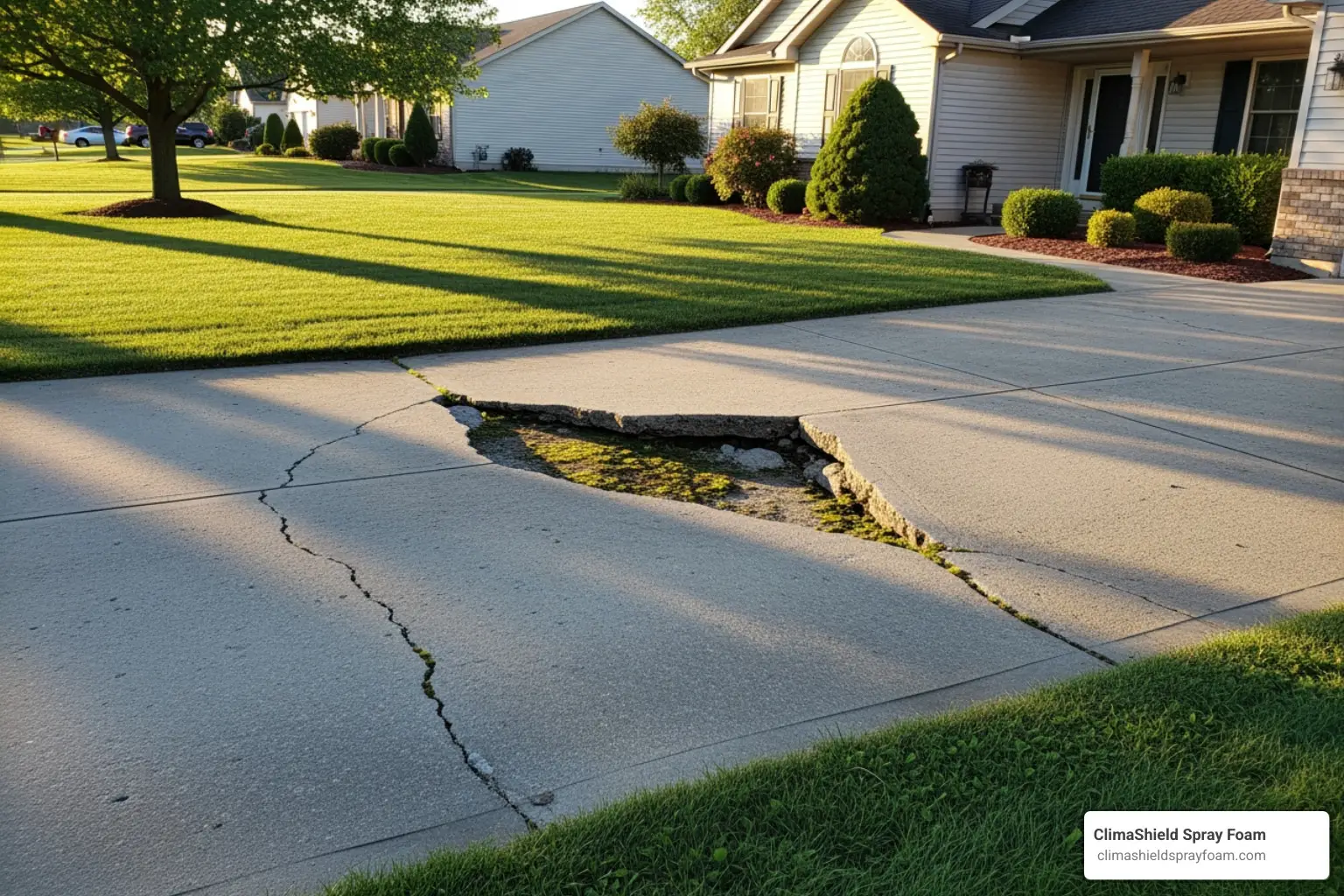 spray foam for lifting concrete