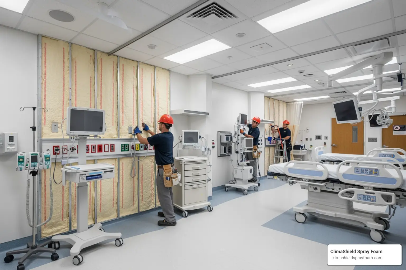 Insulation for hospitals