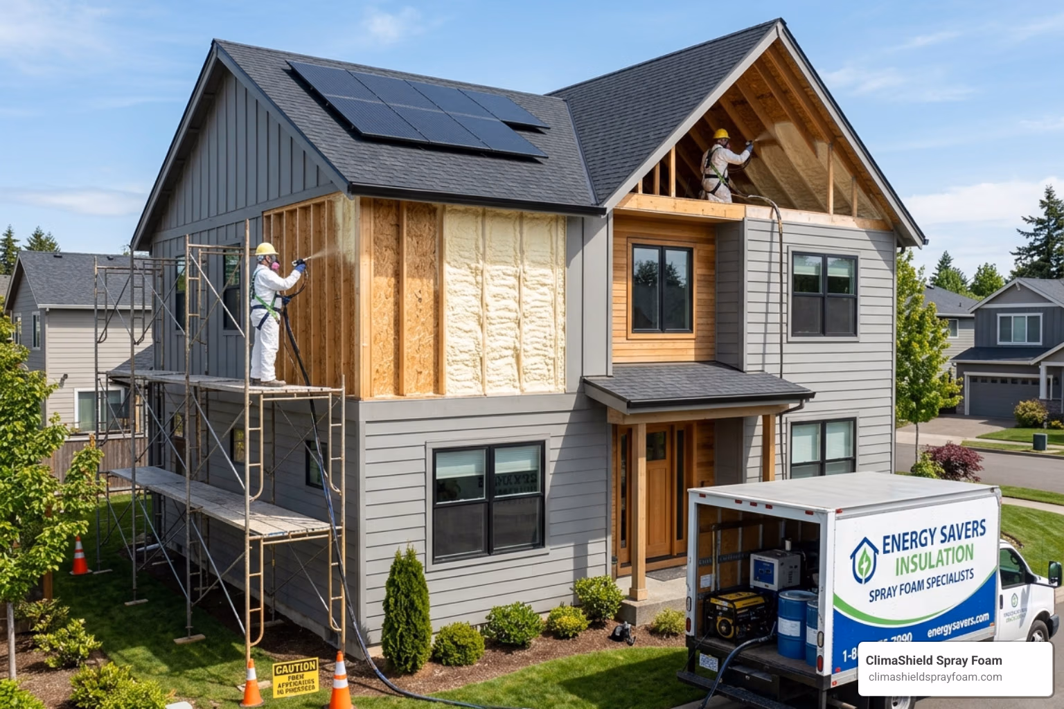 home efficiency foam insulation